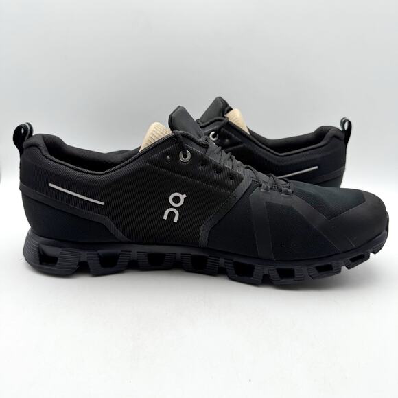 ON Mens Cloud 5 Running Sneakers US 13 M EU 48 Black Athletic Waterproof GUC main image 10